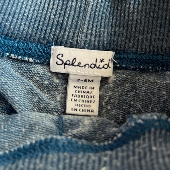 Splendid Kids blue summer “t-shirt and short set” - Picture 3 of 5